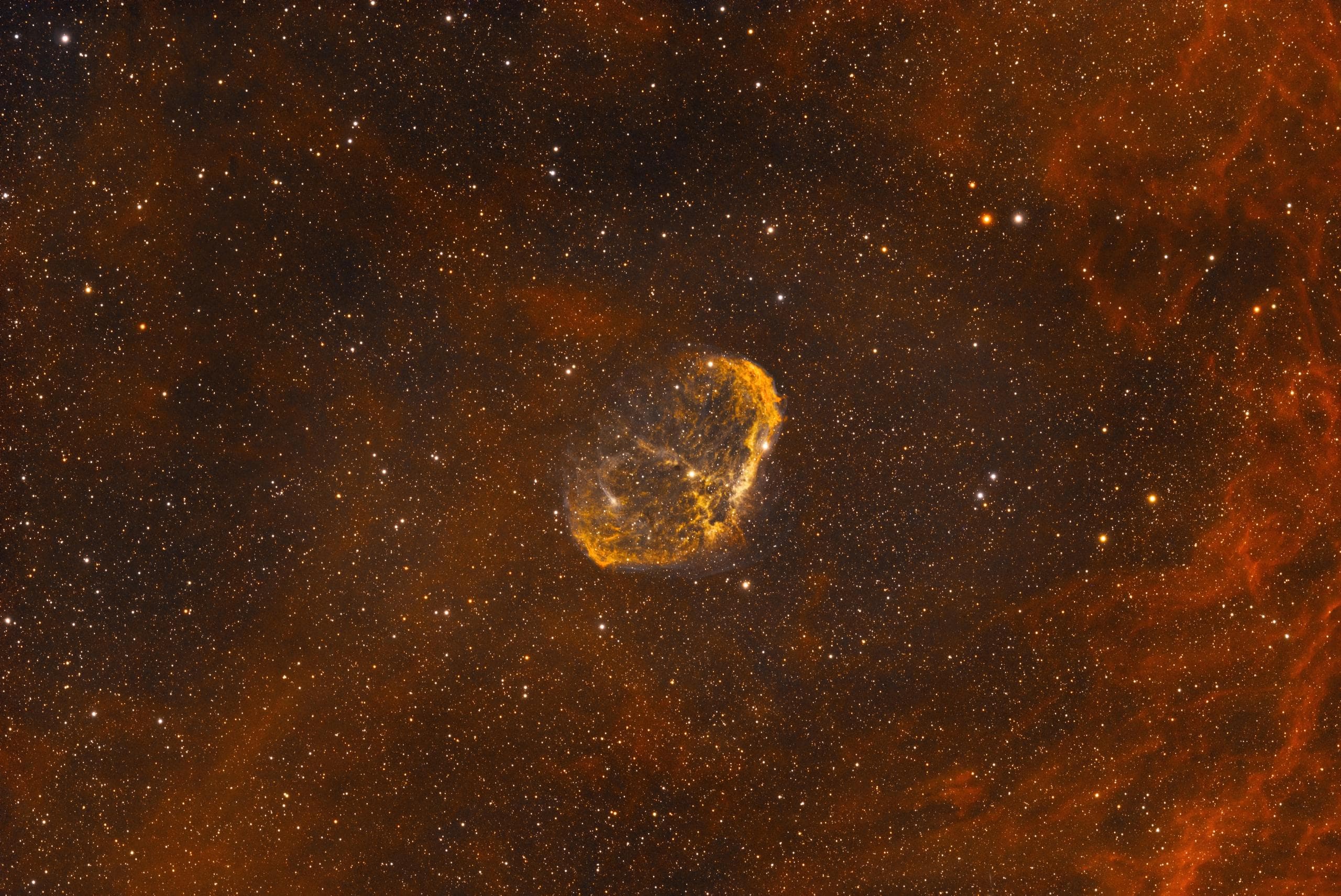 Crescent nebula